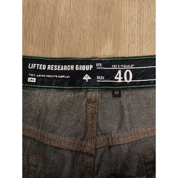 LRG 1947 Denim Jeans True Straight Size 40 Blue Brand New With Tags